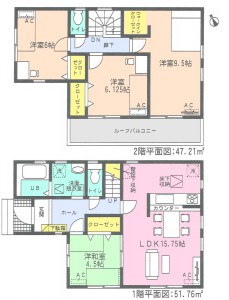 アイディ知立　半田市栄町全1棟間取